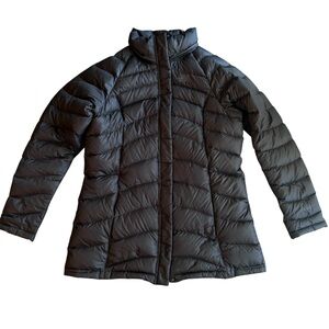 The North Face TNF 600 Goose Down Transit Puffer Jacket Women's L Black No Hood